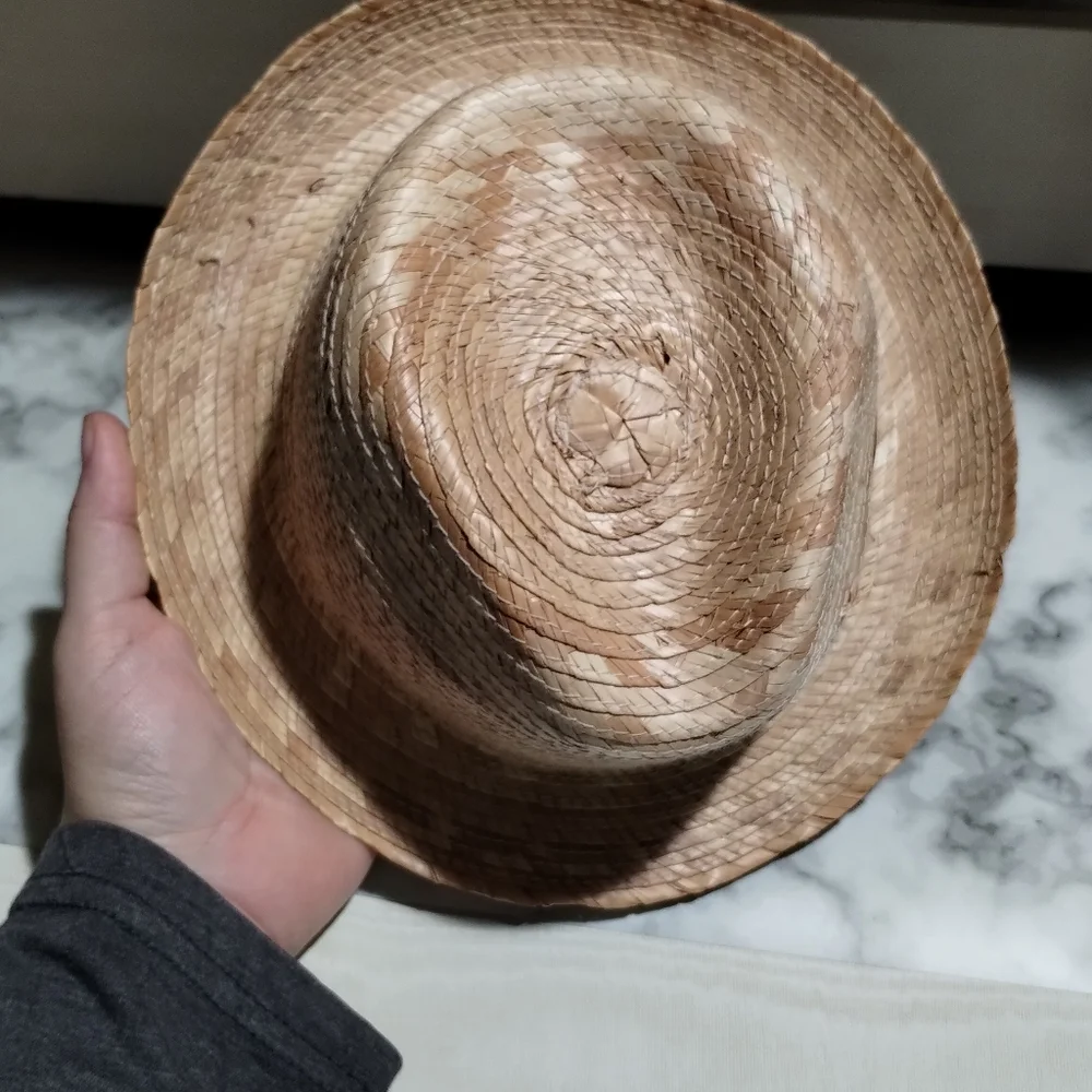 Baby Straw Fedora Hat